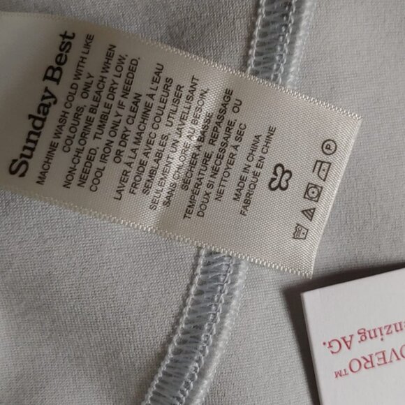 Aritzia Sunday Best - baby blue corset zip jacket fitted crop xxs BNWT - Picture 4 of 4